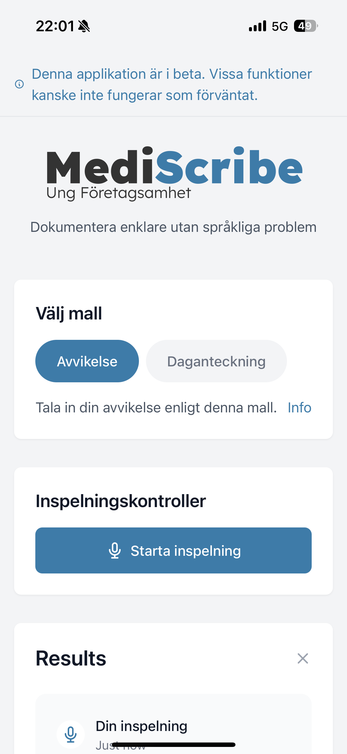 MediScribe App